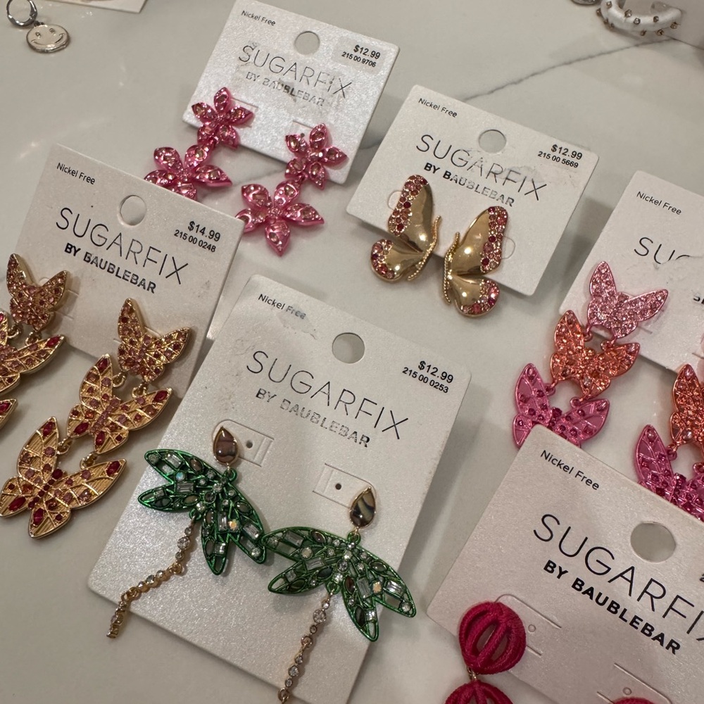 SUGARFIX by Baublebar Set of 9 New earrings - Picture 2 of 5
